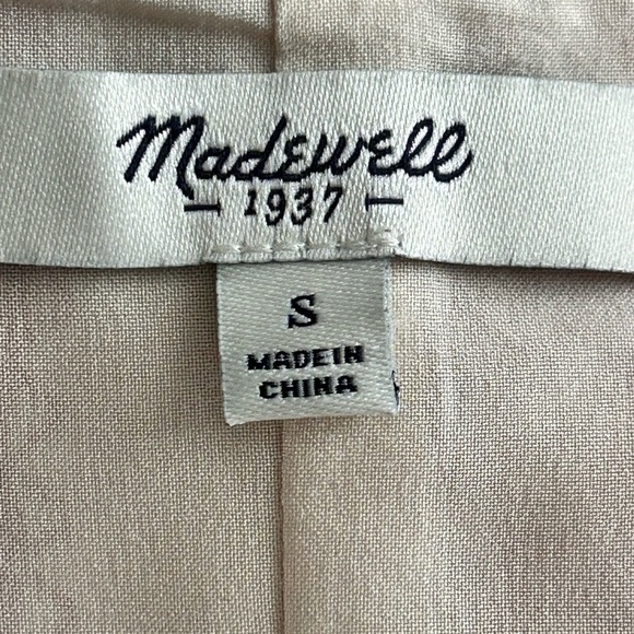 Madewell Red and Cream Patterned Mini Dress - Picture 2 of 7